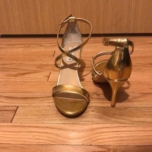 Gold heels