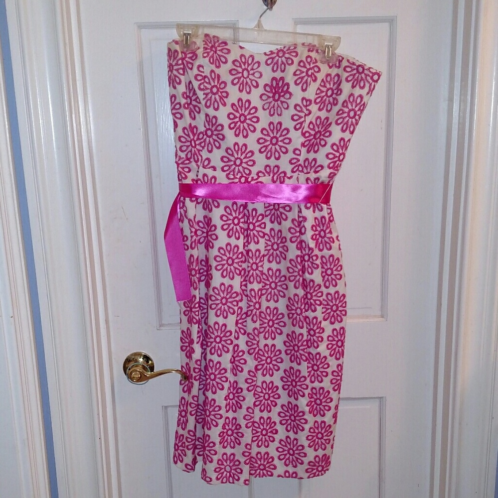 Lily Pulitzer pink flower dress