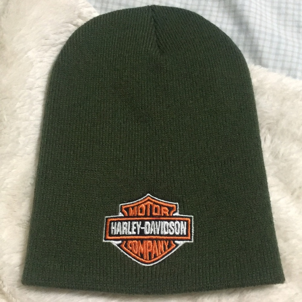 Harley  forest green beanie