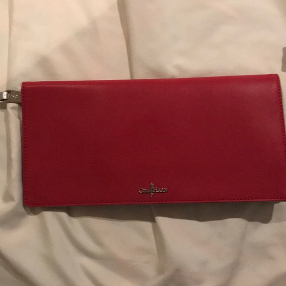 ColeHaan red clutch - Picture 1 of 4