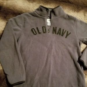 Boys Old Navy zip up pullover fleece
