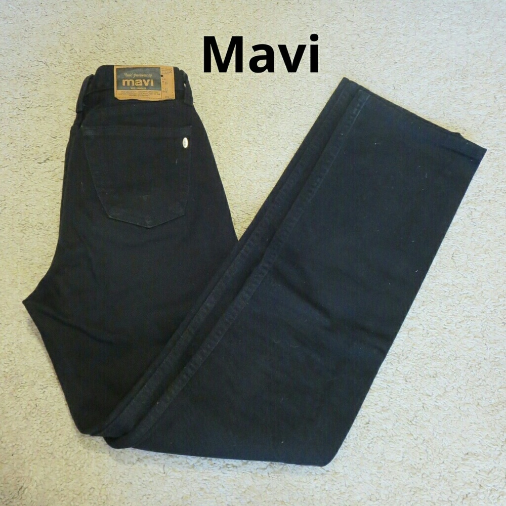 Mavi Jeans Size 28 Black High Waist Jeans