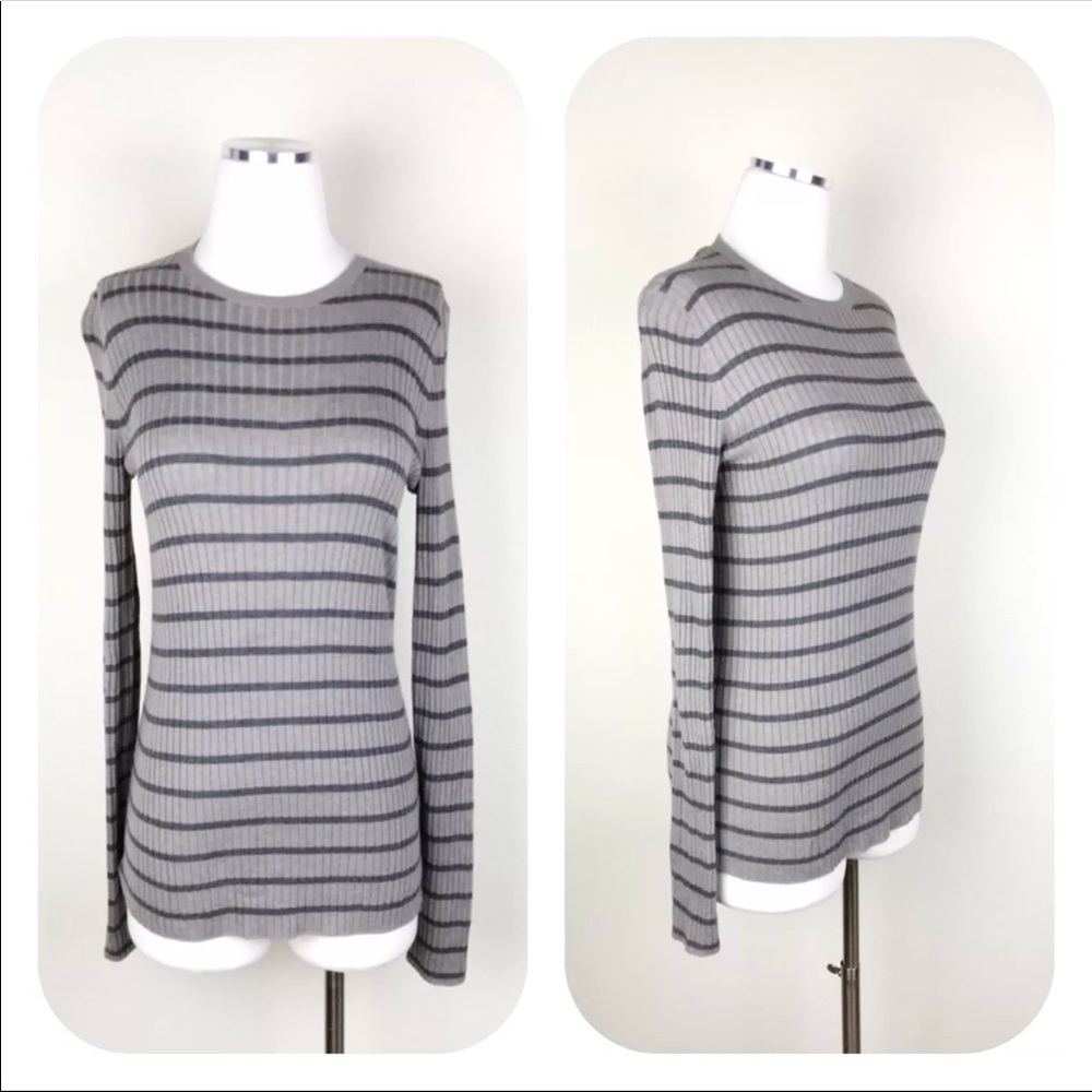Vince • Striped Knit Top, M