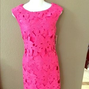 NWT Antonio Melani Hot Pink Dress