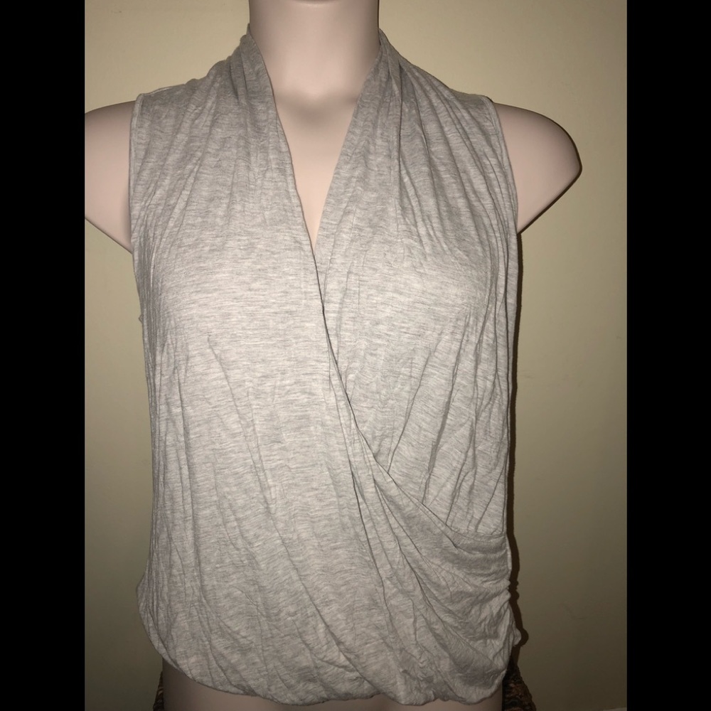 Gray Top Banana Republic