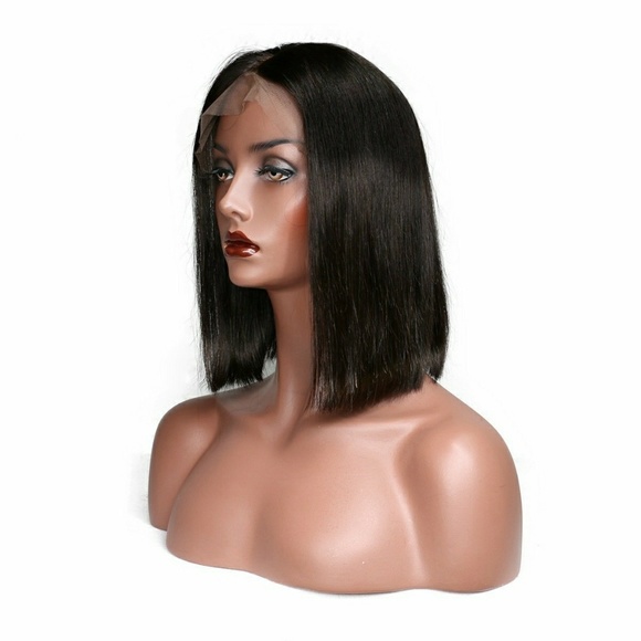 Virgin Brazilian Remy Bob LaceFront Wig main image 7
