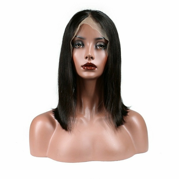 Virgin Brazilian Remy Bob LaceFront Wig main image 4