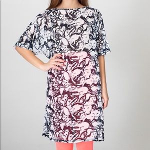 American Apparel Sheer Cat shirt/dress!