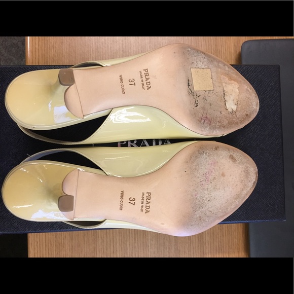 Prada white kitten heels (practically new!) - Picture 5 of 5