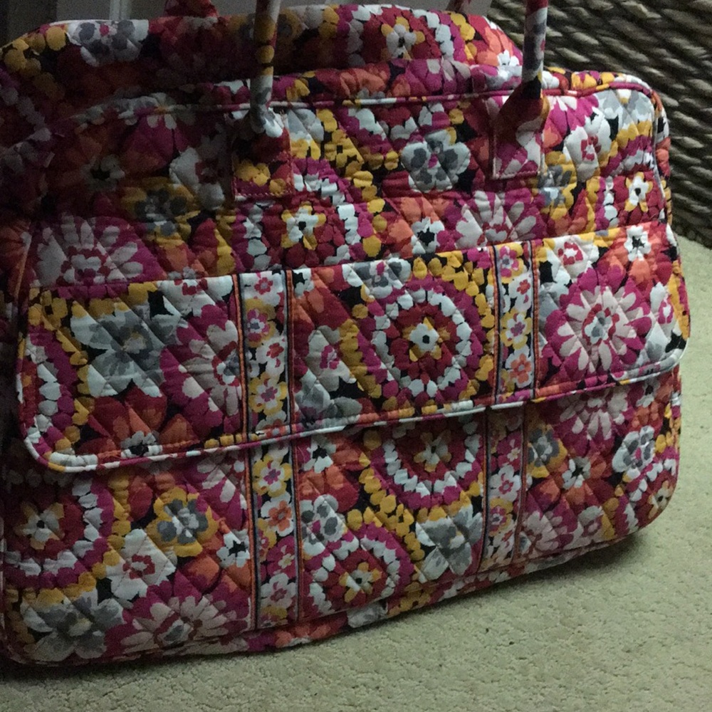 Floral print Vera Bradley grand travel tote