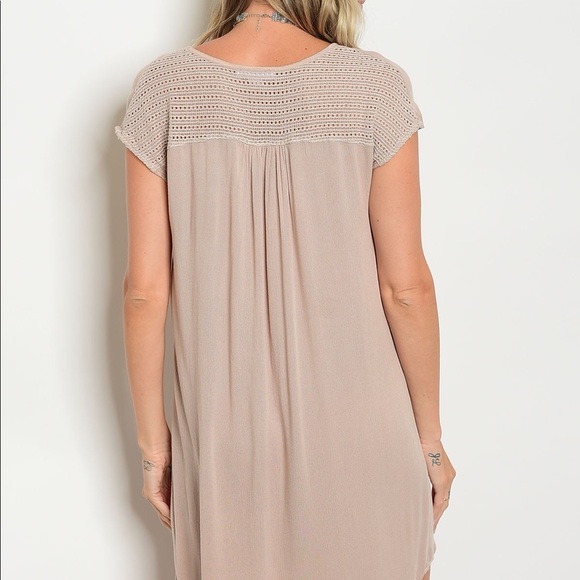 NWT Washed metallic sand dune everyday shift dress - Picture 2 of 6