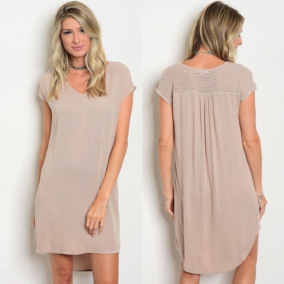 NWT Washed metallic sand dune everyday shift dress - Picture 6 of 6