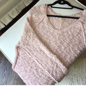 Pink sweater