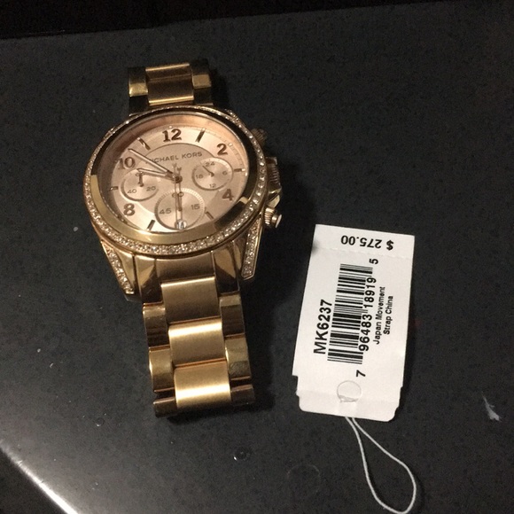 Michael Kors Rose Gold Blair Watch main image 4