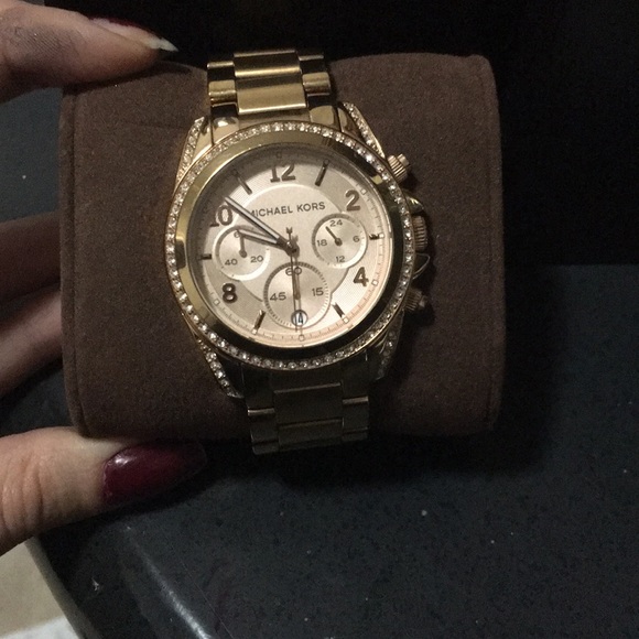 Michael Kors Rose Gold Blair Watch main image 7