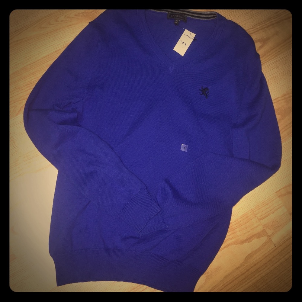Express Mens V-neck Sweater (size s, new w/ tags)