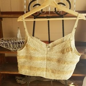 Magnolia Pearl Velvet & Lace Layering tank
