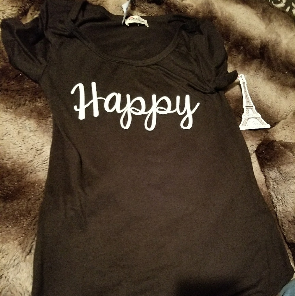 Paris size small black shirt