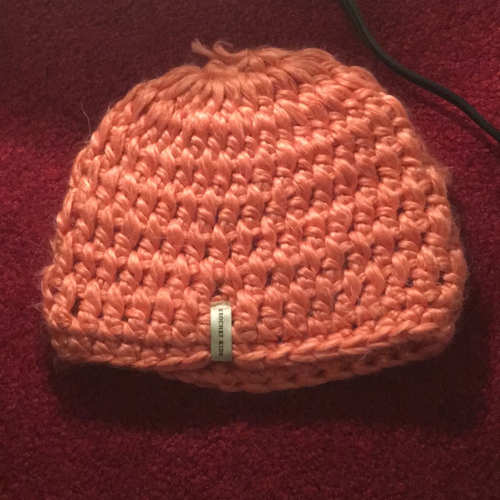 Crochet knit hat