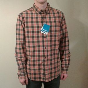 Columbia plaid button down