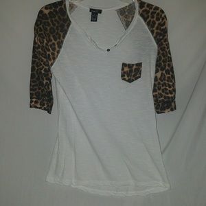 Rue 21 Cheatah Baseball Tee