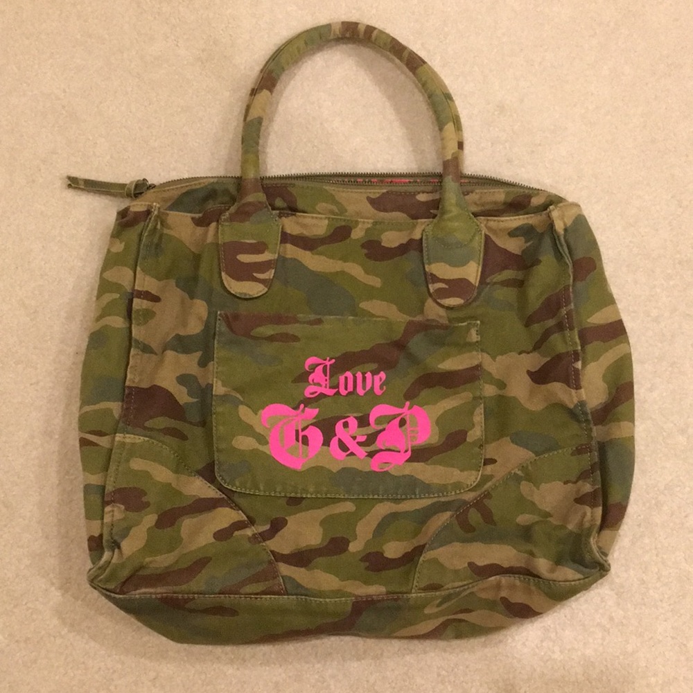 Juicy couture camo bag