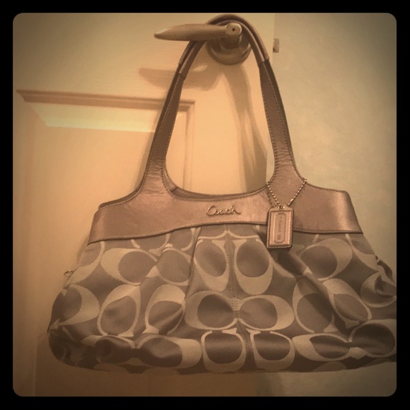 Gray coach bag - Picture 2 of 5