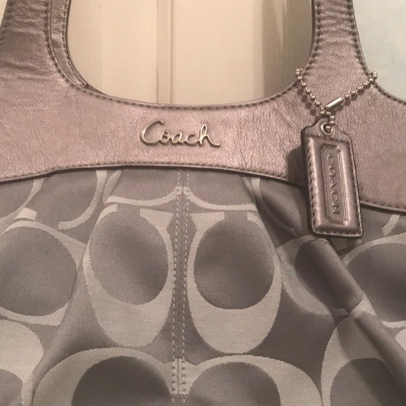 Gray coach bag - Picture 3 of 5