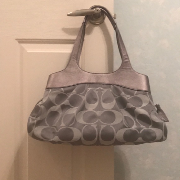 Gray coach bag - Picture 4 of 5