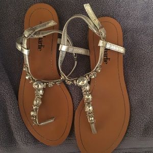 Charming Charlie’s Rhinestone Sandals