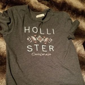 Women's Hollister sz Lg. Charcoal gray t-shirt