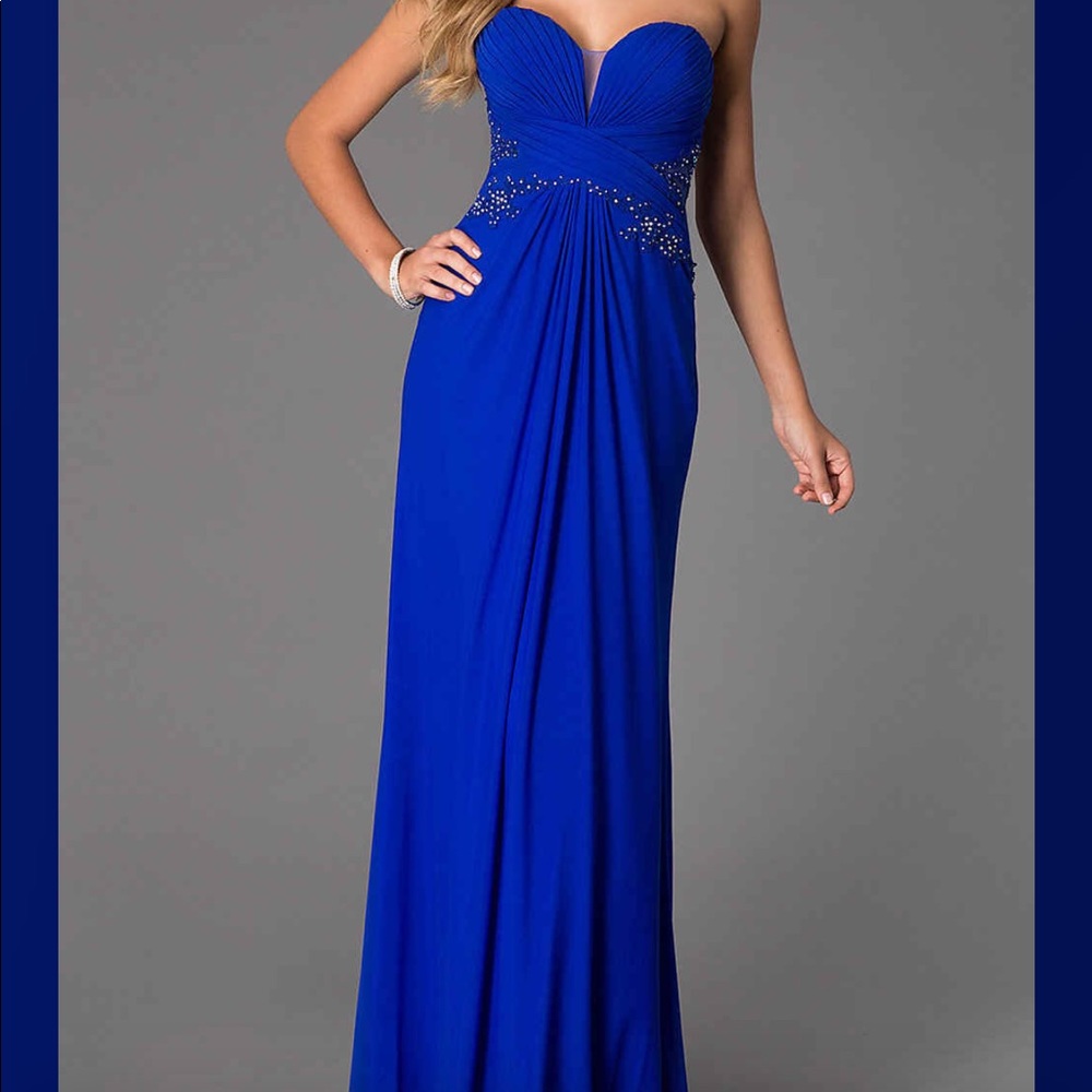 Jovani Strapless Gown