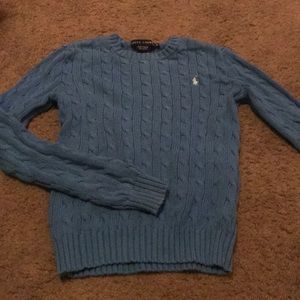 Cable knit sweater