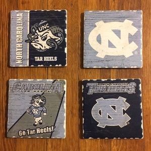 Carolina Tar Heels coasters