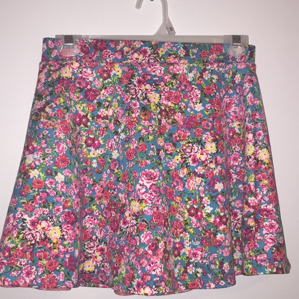 floral multi-colored skirt