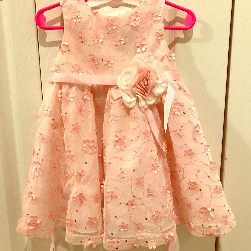 Beautiful peach dress for girls