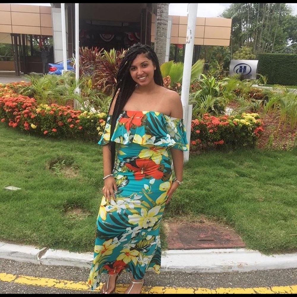 Fashion Nova Floral Maxi Dress