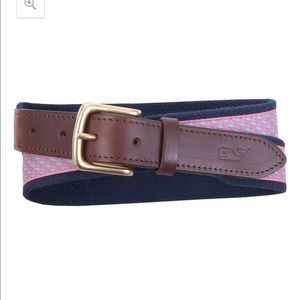 Men’s Vineyard Vines Whale Canvas Club Belt