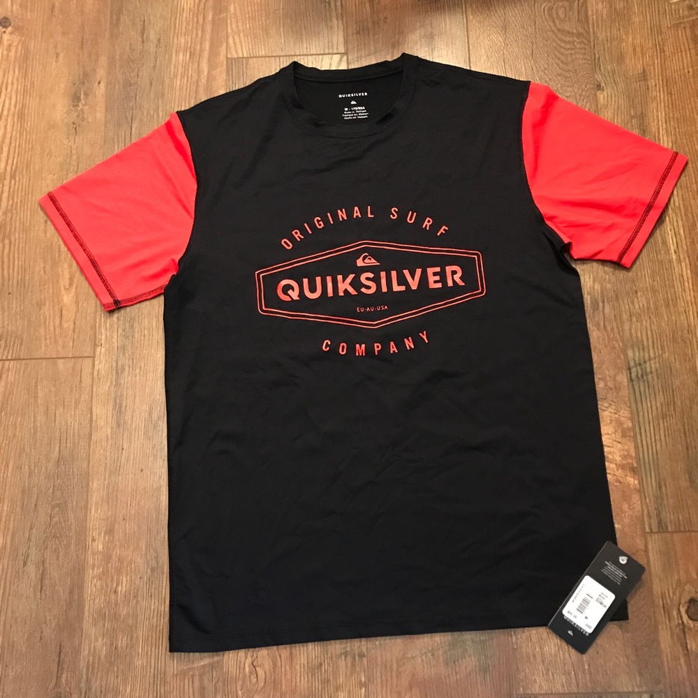 MENS QUICKSILVER RASH GUARD