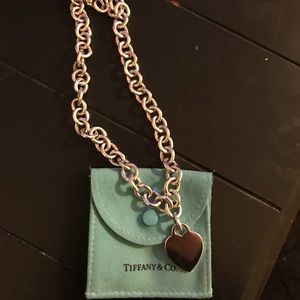 Tiffany & Co Heart Tag Necklace