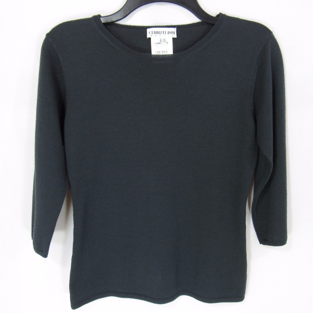 CERRUTI 1881 Maglia Sz 6 Charcoal Gray