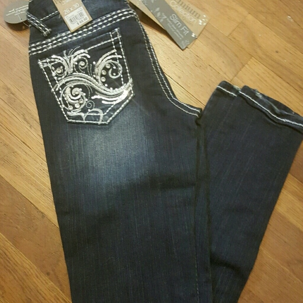 Vanity Beautiful premium Bling Jeans NWT