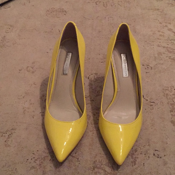 BCBGeneration Shoes - BCBG bright yellow stilettos size 7.5