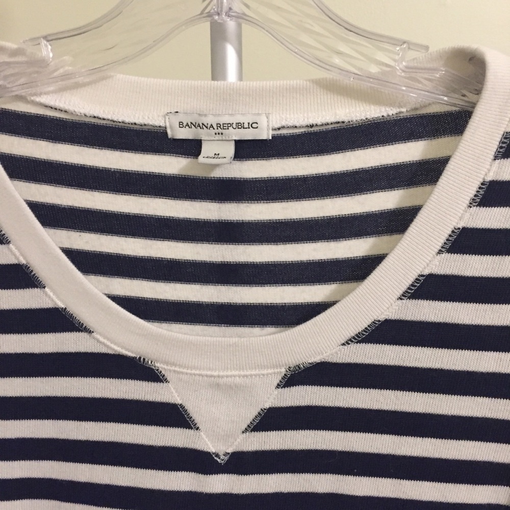 BANANA REP. Navy & White Nautical Sweater-Dress - Picture 2 of 4