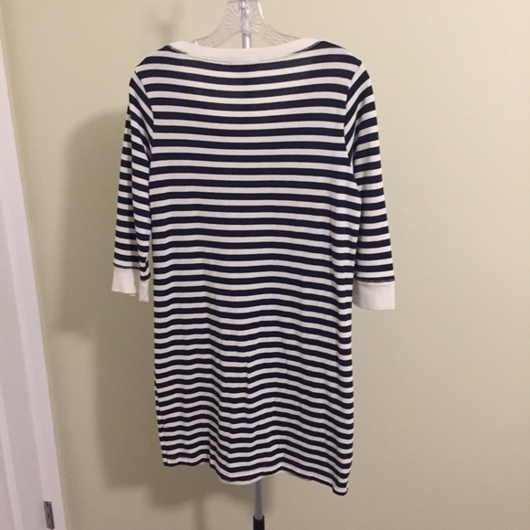 BANANA REP. Navy & White Nautical Sweater-Dress - Picture 3 of 4