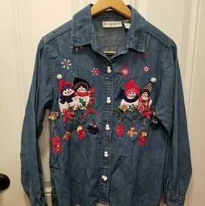 Jean Christmas shirt