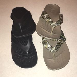 Croc sandals