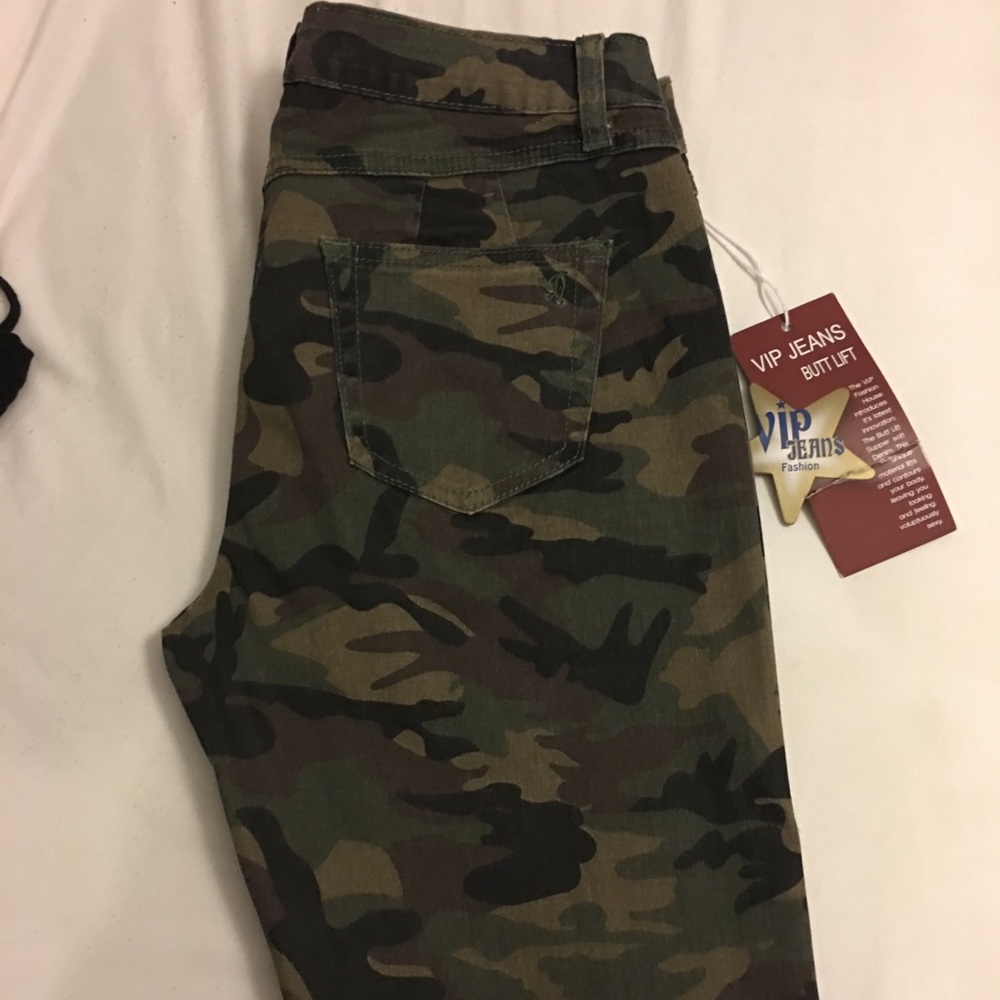 Camo stretchy jeans
