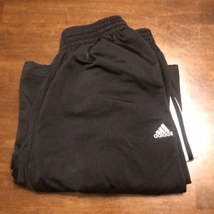 Adidas black sweatpants unisex