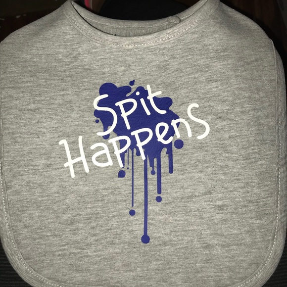 Spit Happens Bib - Picture 1 of 2